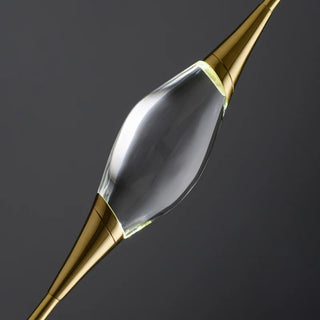 Kelton - Modern Gold Black Hanging Teardrop Pendant Ceiling Light