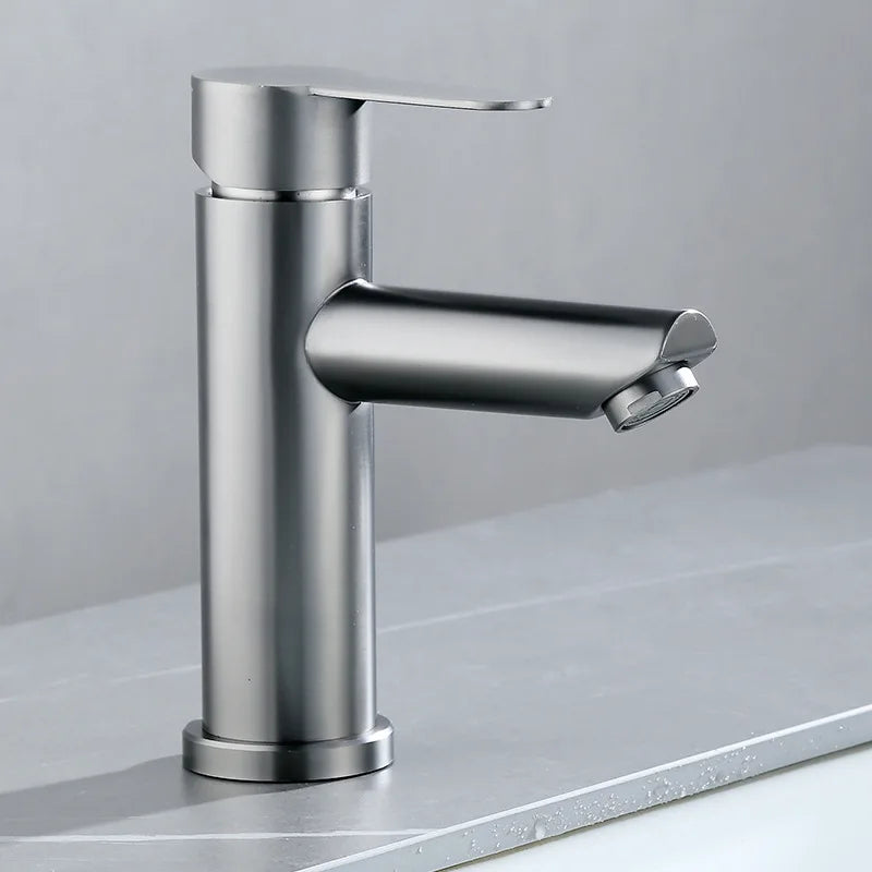 Rowan - Modern Stainless Steel Hot/Cold Mixer Basin Tap