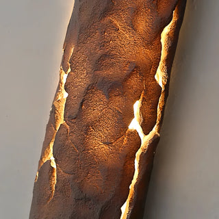 Perales - Wood Tree Style Resin Outdoor Waterproof Wall Light