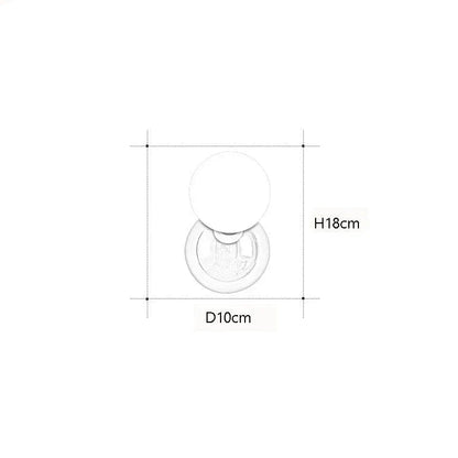 Jericho - Round Ball Nordic Modern Wall Light