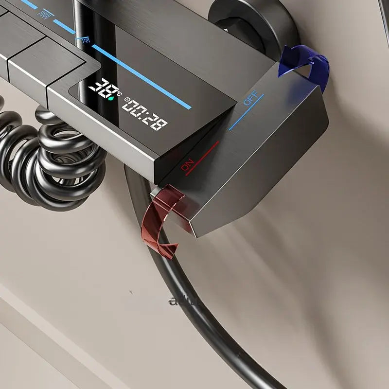 Zarate - Modern Digital Display Shower Set with Handheld Shower