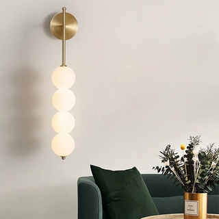 Gaudencio - Modern Quadruple Glass Globe Wall Light