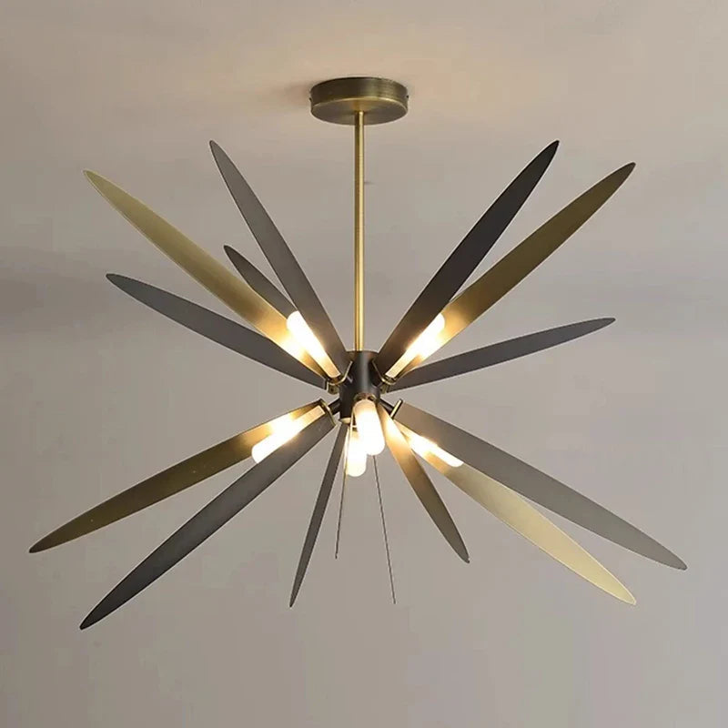 Delila - Modern Round Spike Ball Hanging Chandelier