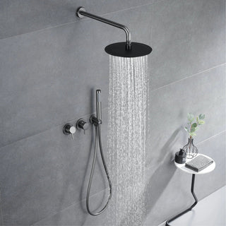 Maranda - Modern Brass Shower Set with Dual Handle Control and Two Functions