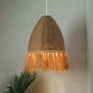 Anika - Wicker Hand-Knitted Pendant Round Ceiling Light