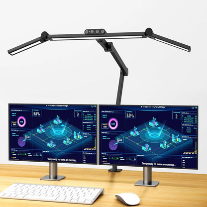 Cormier - LED Desk Light with Clamp, 24W Ultra Bright Light