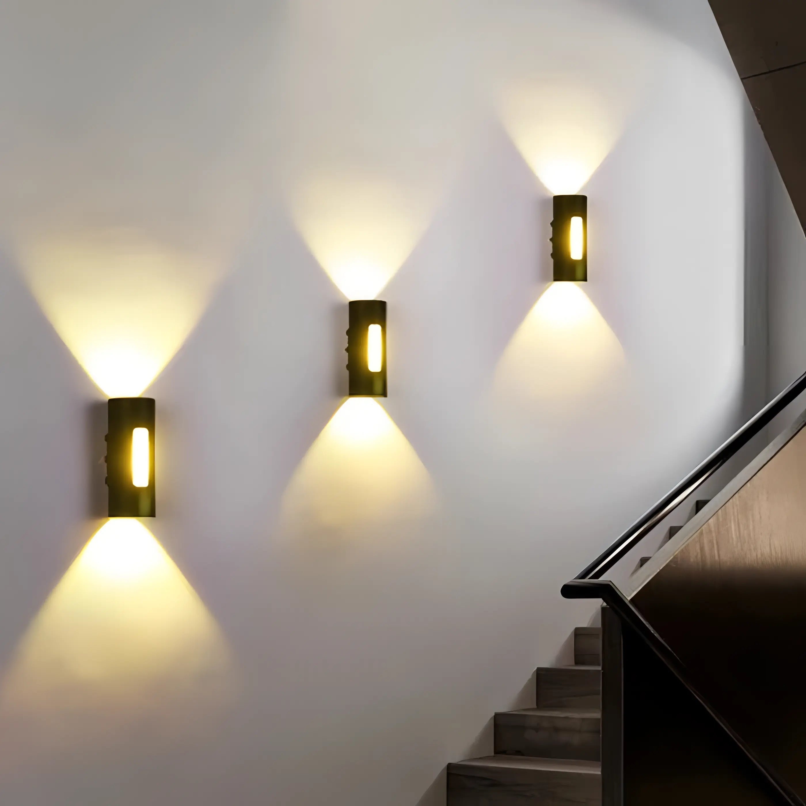 Amina - Modern RGB Outdoor Up/Down Wall Light