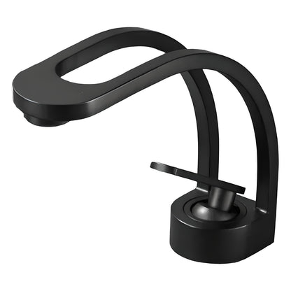 Daja - Modern Thin Curved Single Lever Mixer Basin Tap
