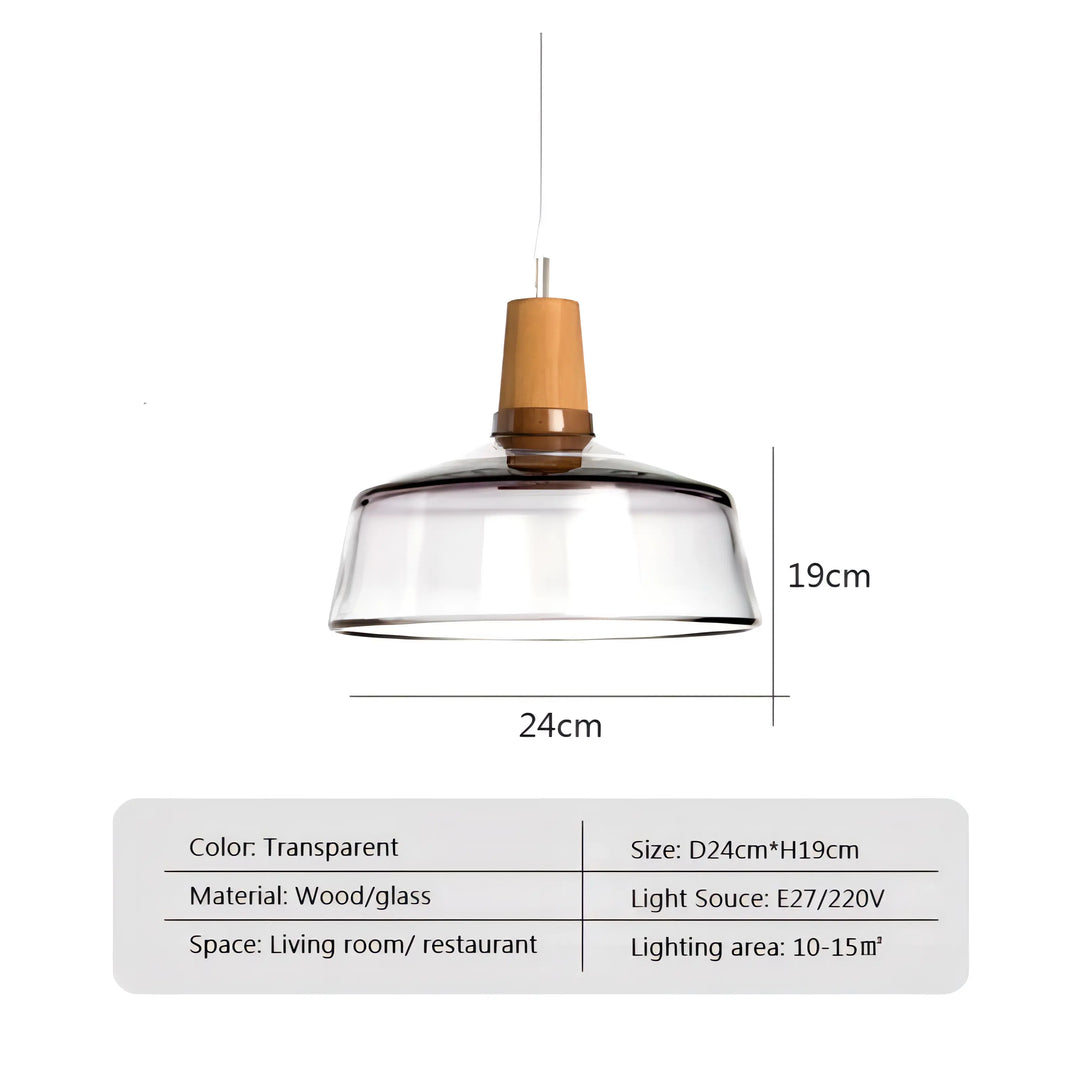 Ethan - Glass Shade Round Ceiling Pendant Light