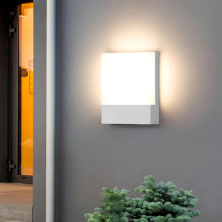 Rex - Modern Outdoor Square LED Light Box Wall Light