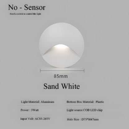 Zavala - Modern Waterproof Indoor/Outdoor Recessed Stair Wall Light