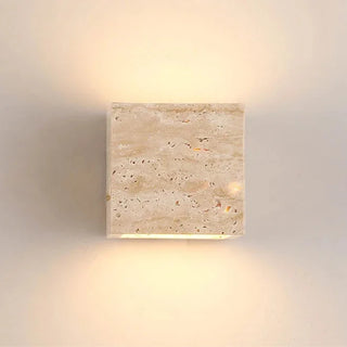 Nazzareno - Square Stone Up Down Wall Light