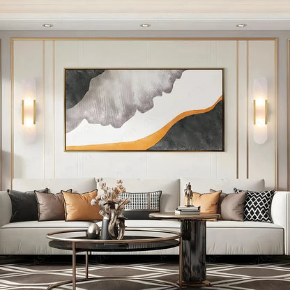 Zabel - Modern Stone Wall Lamp