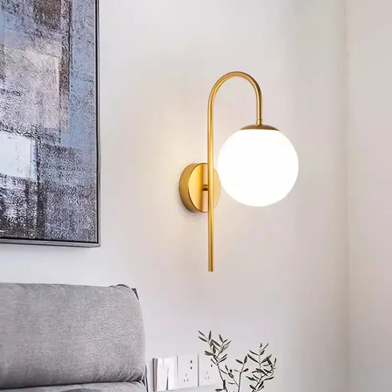 Celerino - Modern Minimalistic Oval Glass Cylinder Wall Light