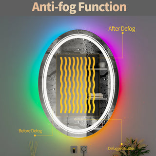 Sofi - RGB Bathroom Mirror with Anti-fog