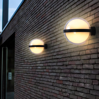 Caspian - Modern 10W Round LED Outdoor Wall Light