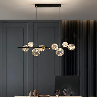 Beatriz - Modern Multi Head Ball Hanging Line Chandelier