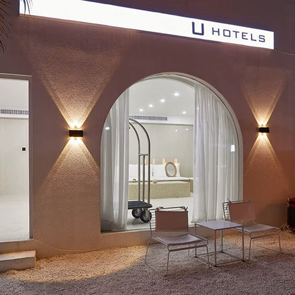 Cabo - Solar LED Up/Down Outdoor Wall Light Waterproof