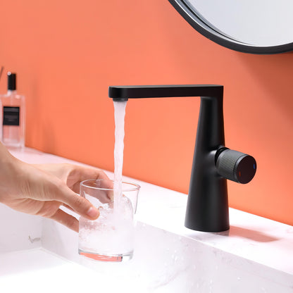 Elon - Polished Modern Twist Control Bathroom Mixer Tap