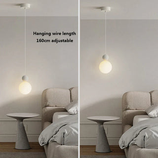 Alana - Modern Minimalist LED Hanging Double Ball Pendant Ceiling Light