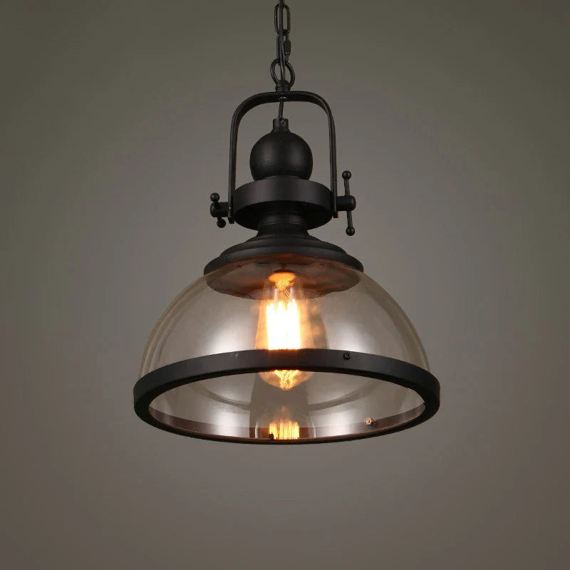 Jaco - Iron Black American Style Pendant Hanging Ceiling Light