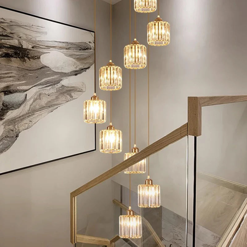 Hermione - Crystal Hanging Pendant Chandelier