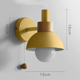 Zakai - Nordic Round Hanging Switch Sconce Wall Light