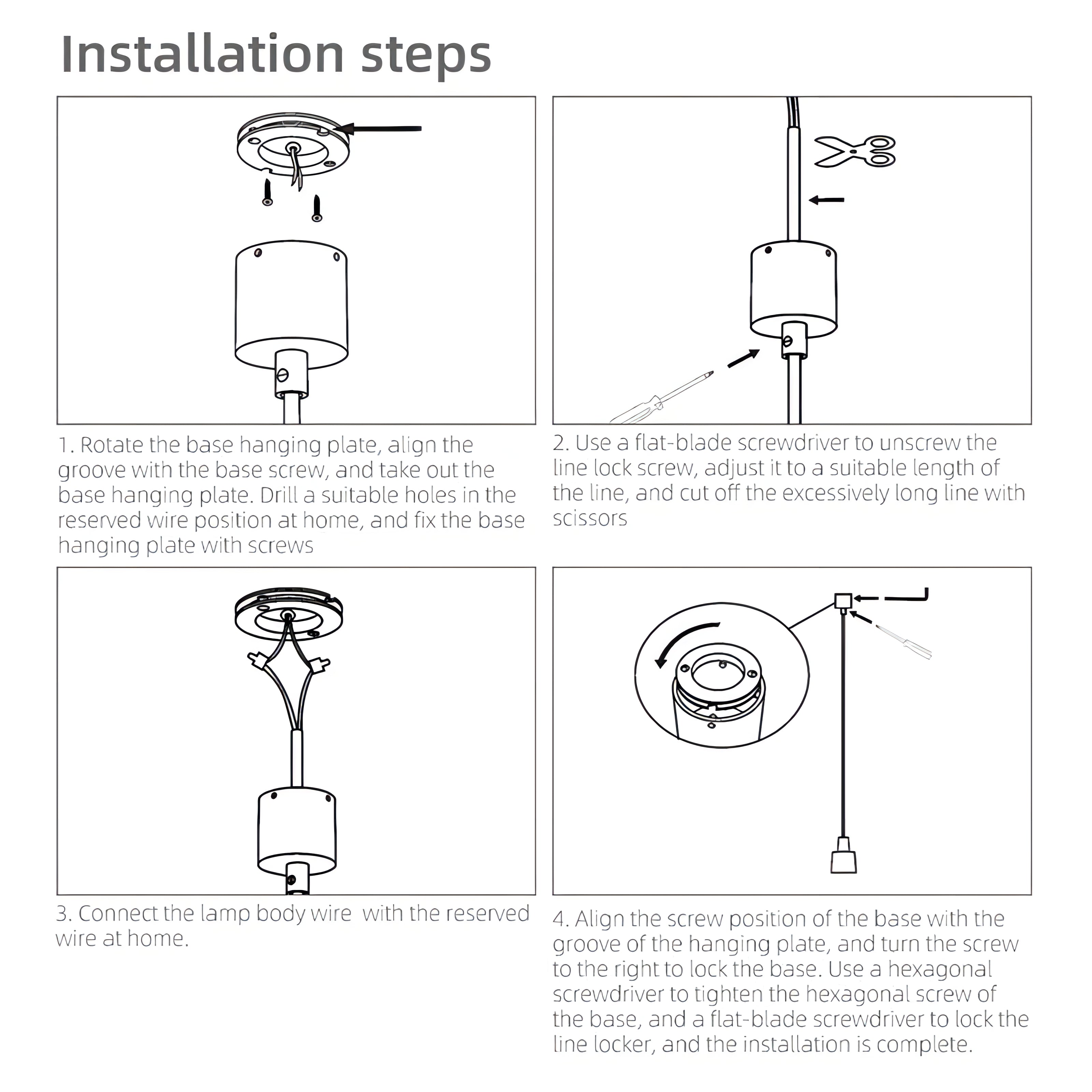 Watson - Round Modern Hanging Pendant Ceiling Light