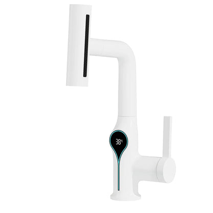 Kameron - Modern Waterfall Spout Tap with Digital Temperature Display