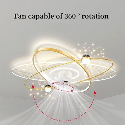 Dulcie - Acrylic Modern Light Ceiling Fan 7 Blade