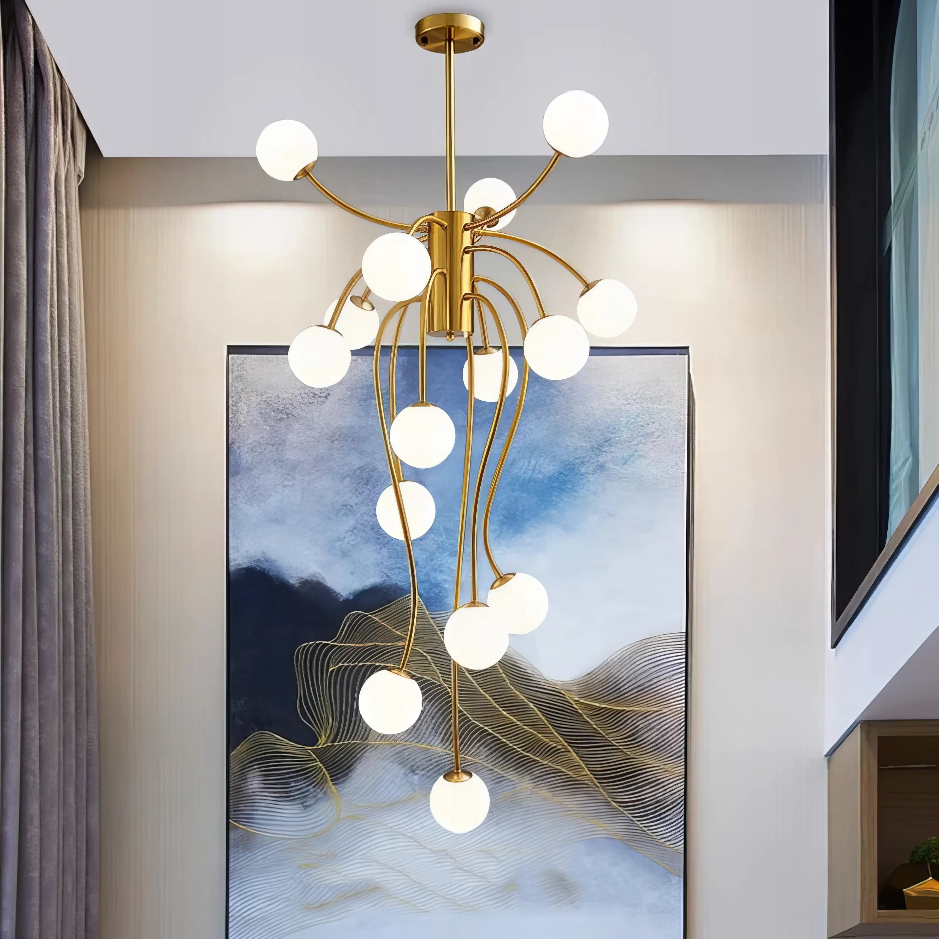 Yvonne - Modern Multi Arm Hanging Ceiling Chandelier