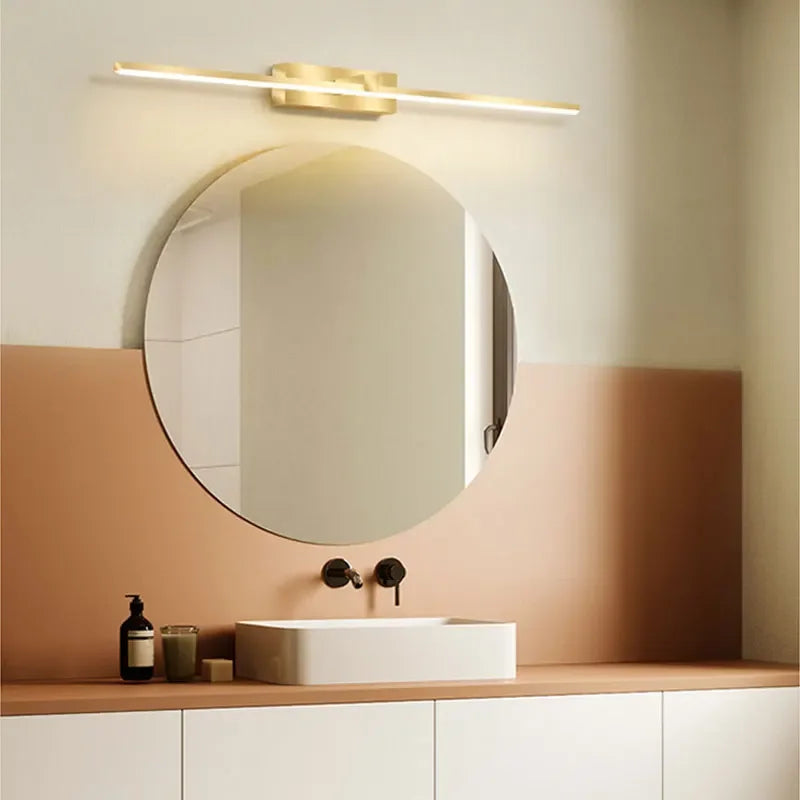 Maral - Modern Gold Bathroom Wall Lamp