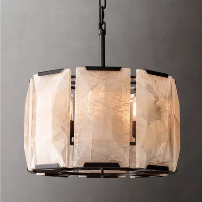Naitis - Retro Vintage Marble Shade Ceiling Light Chandelier