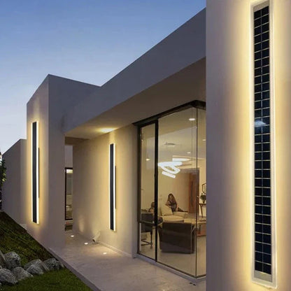 Barkley - Modern LED Solar Outdoor Wall Light