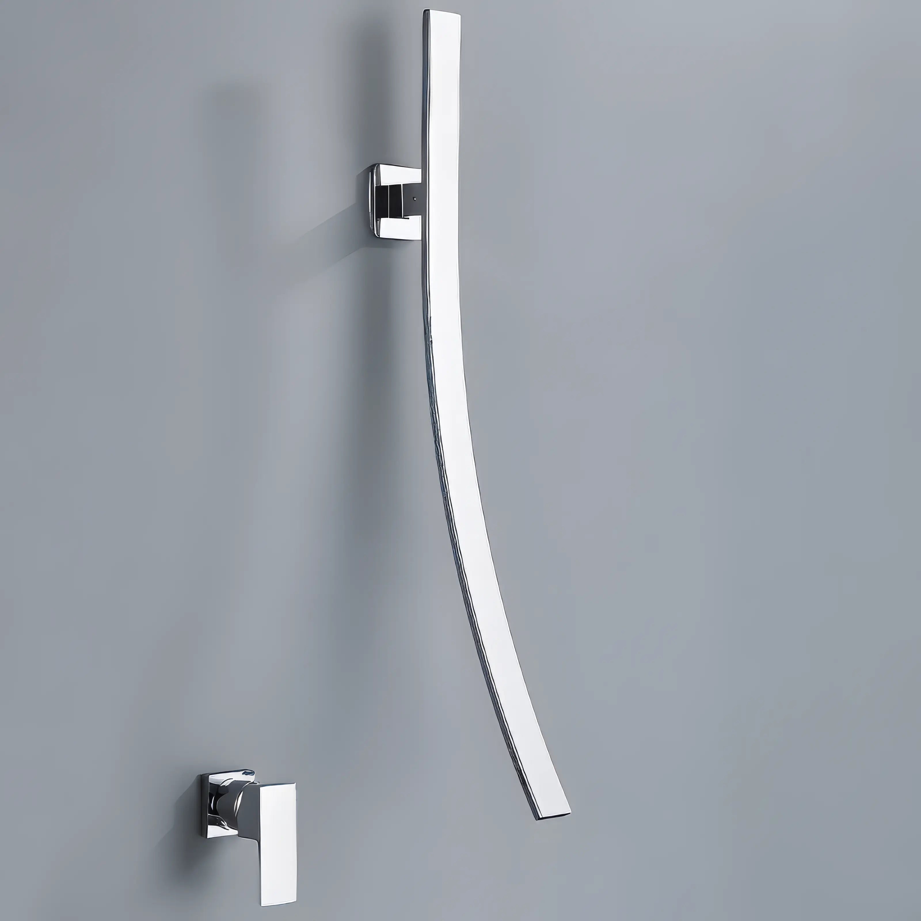 Sadhbh - Modern Wall Mounted Waterfall Bathroom Hot/Cold Mixer Tap