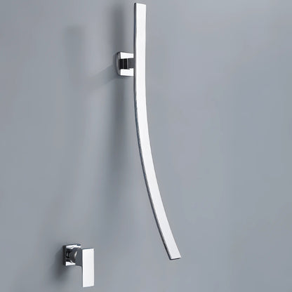 Sadhbh - Modern Wall Mounted Waterfall Bathroom Hot/Cold Mixer Tap