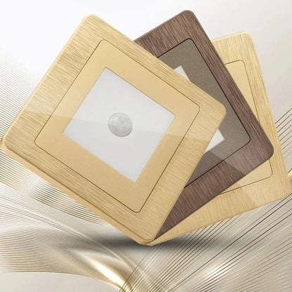 Laylani - Motion Sensor Wood Stair Aisle Wall Light