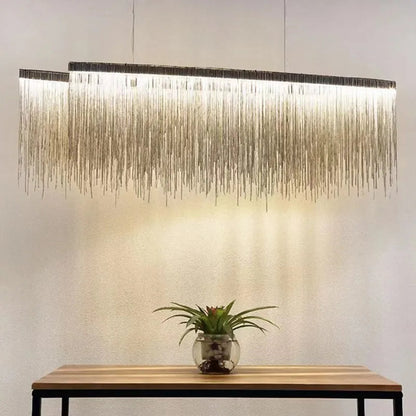 Kramer - Modern Long Tassel Hanging Ceiling Chandelier