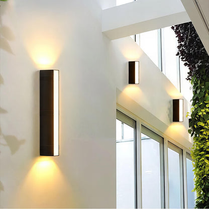 Nelson - Modern Long Outdoor Entrance Wall Light