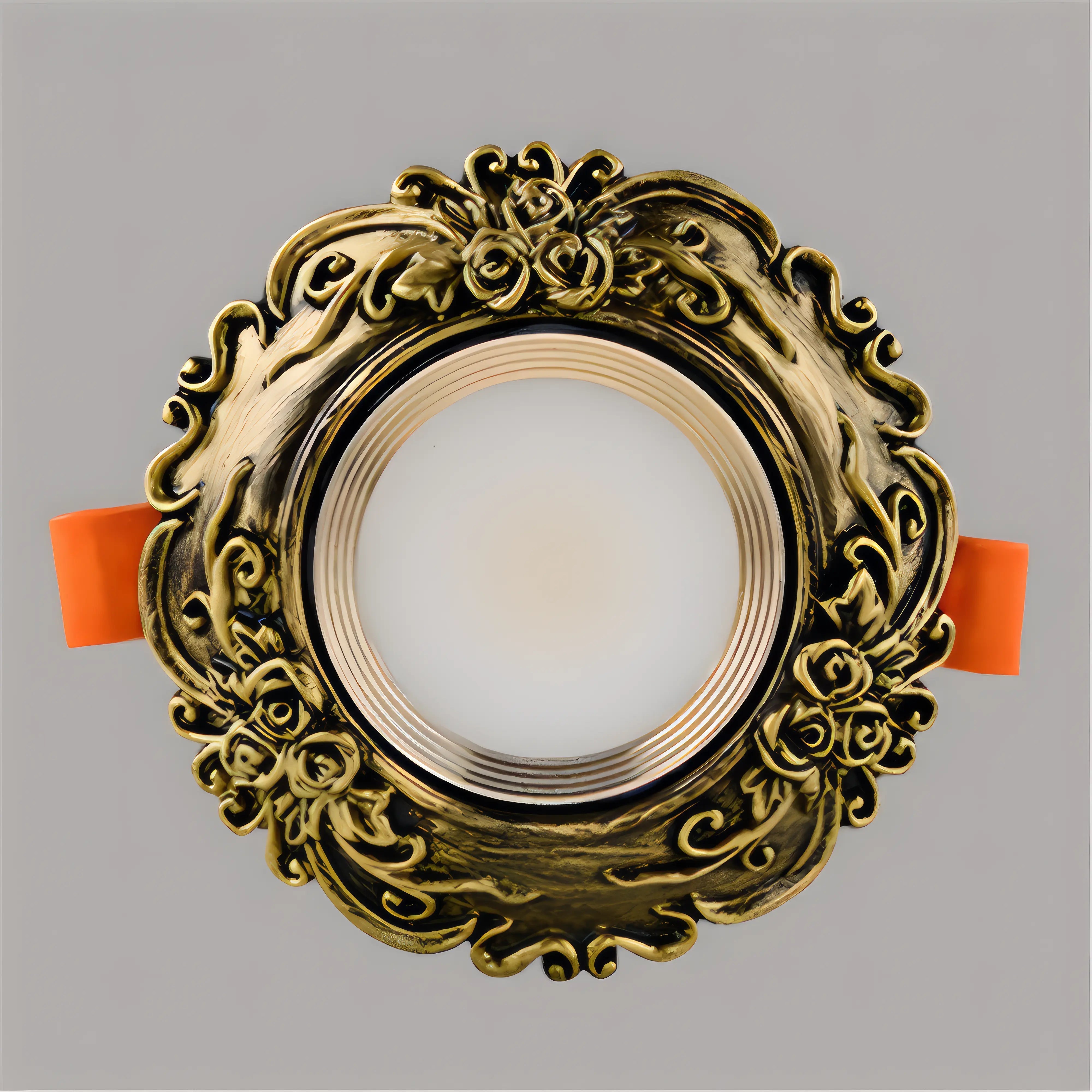 Callidora - Retro Gold Patterned European LED Ceiling Downlight