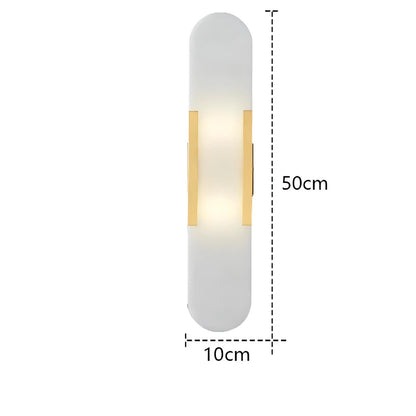 Zabel - Modern Stone Wall Lamp