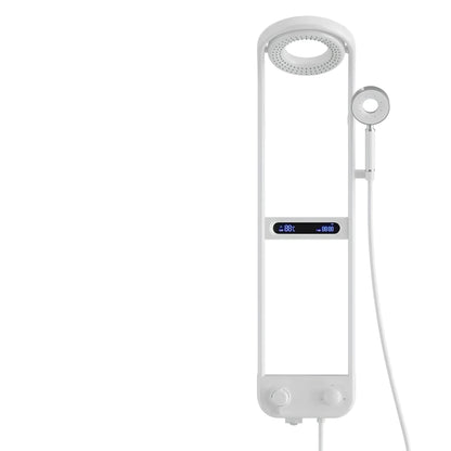 Nava - Round Head Thermostatic Shower Set Mini Handheld Included