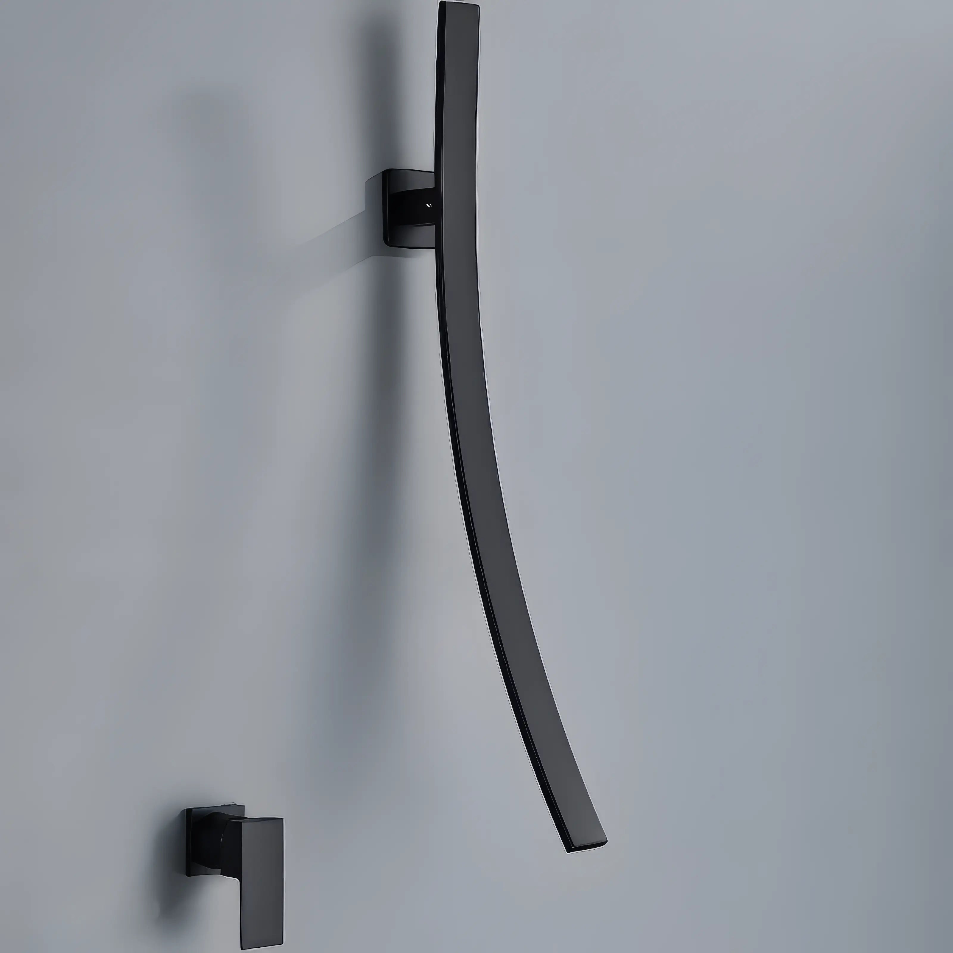 Sadhbh - Modern Wall Mounted Waterfall Bathroom Hot/Cold Mixer Tap