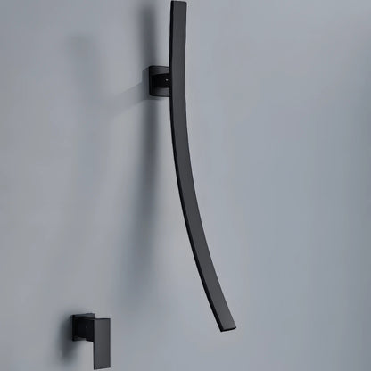 Sadhbh - Modern Wall Mounted Waterfall Bathroom Hot/Cold Mixer Tap