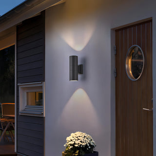 Cason - IP65 Waterproof Up/Down Shell LED Outdoor Wall Light