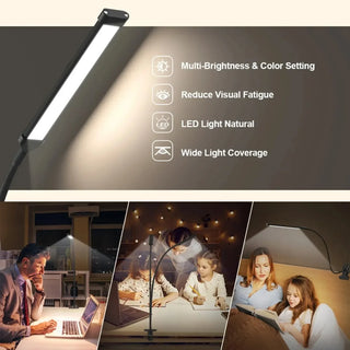 Rhonda - 10W LED with Clamp Dimmable Clip On Desk Light