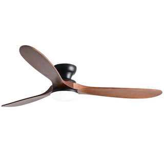 Teague - 42/52Inch 3 Blade Brown Ceiling Fan with LED Light