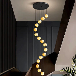 Anastacia - Modern Moon Ball Round Ceiling Chandelier