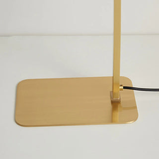 Bradshaw - Modern Brass Curved LED Table Desk Light