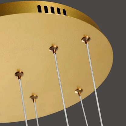 Mora - Round Hanging APP Dimmable Hanging Ceiling Chandelier